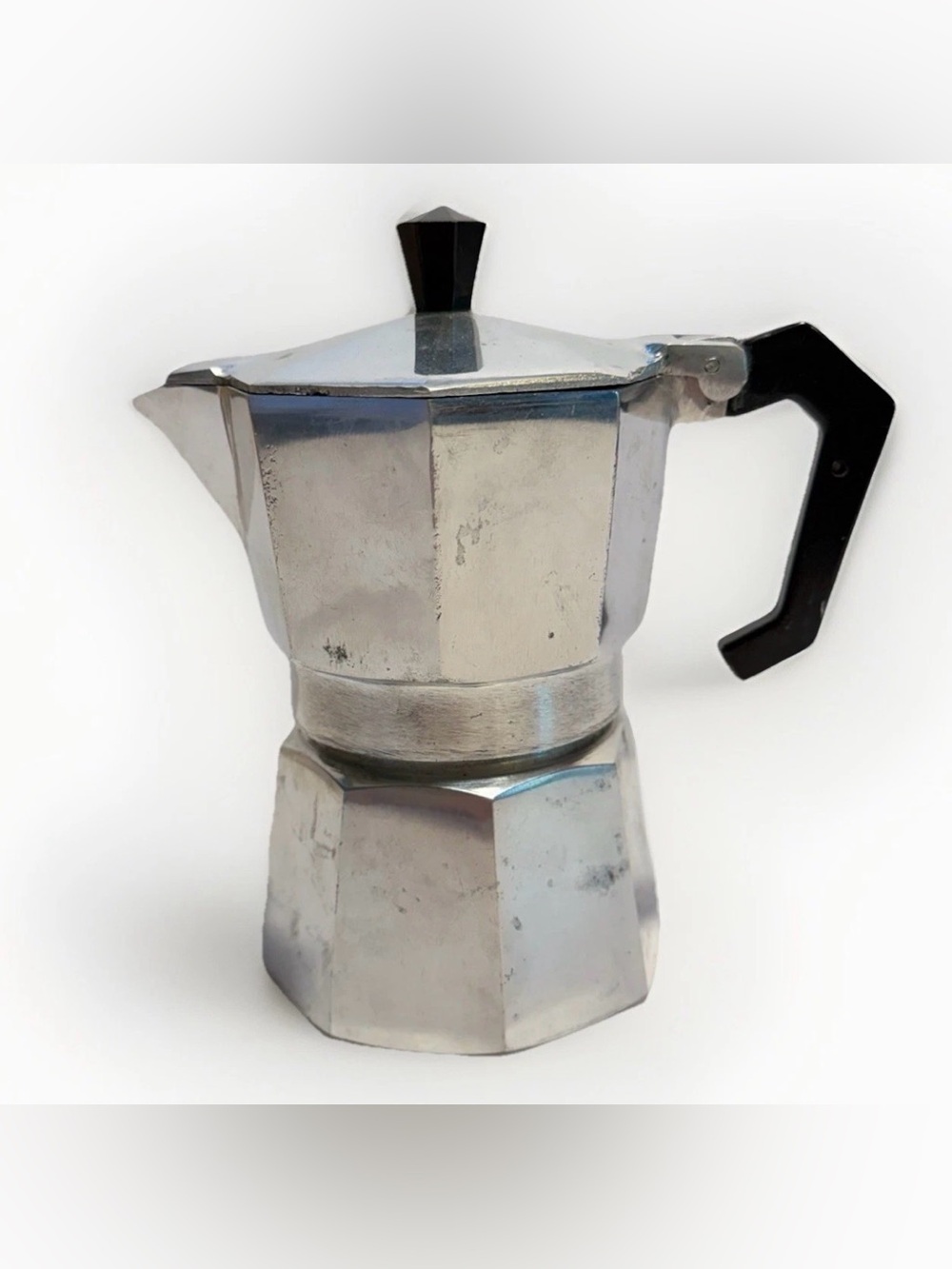 Vintage Small 1 Cup Stove Top Expresso Maker Aluminum - Picture 3 of 7